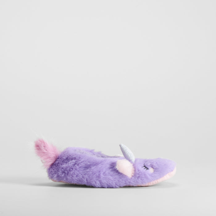 Calcetín slipper antideslizante lila MERKAL