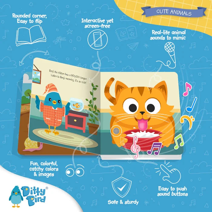 Ditty Bird: Touch the Cute Animals