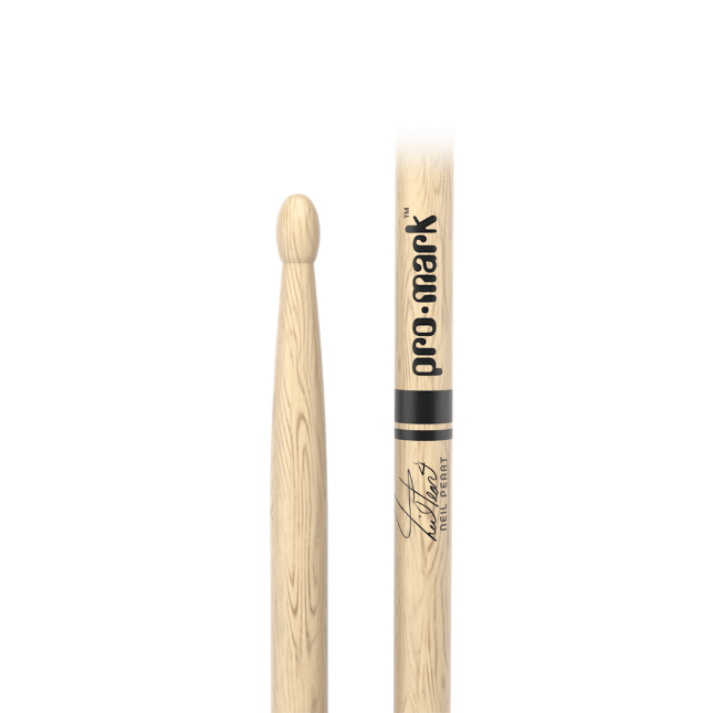 Pro-Mark PW747W Neil Peart Signature Shira Kashi Oak 747 Wood Tip (Pair) Drum Sticks
