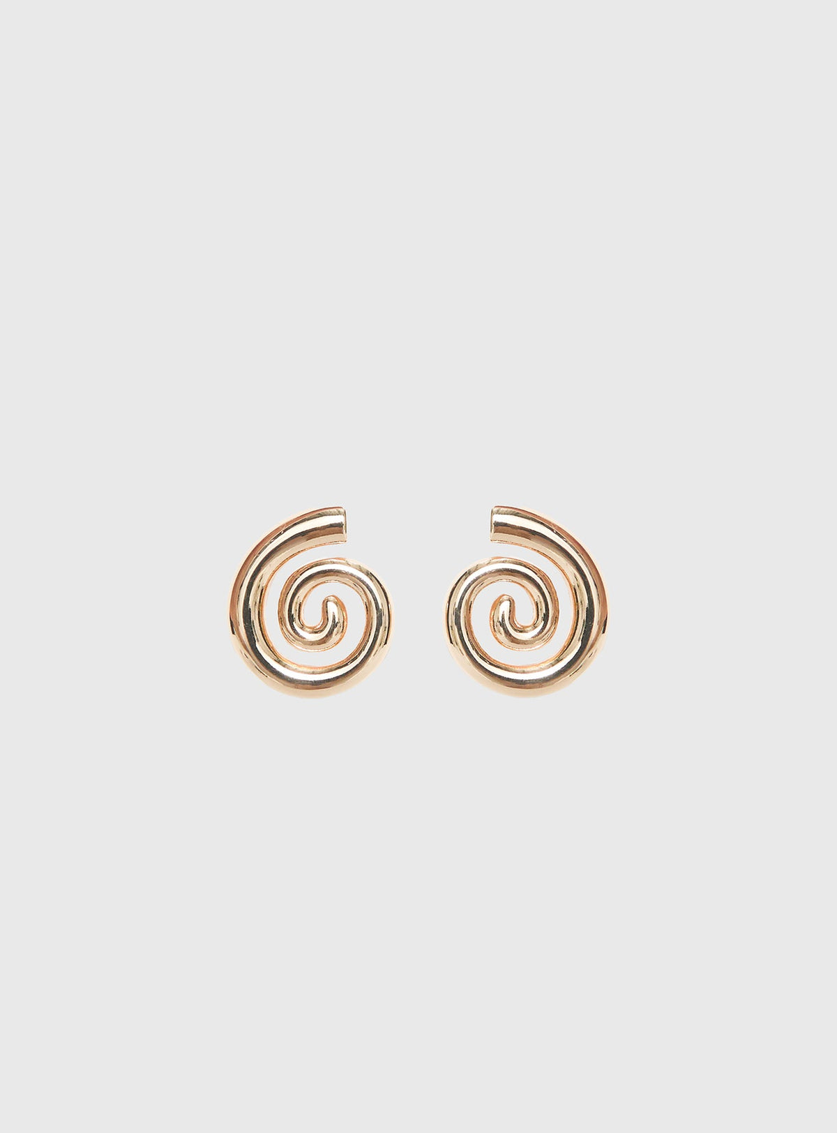 Ameleah Spiral Earrings Gold