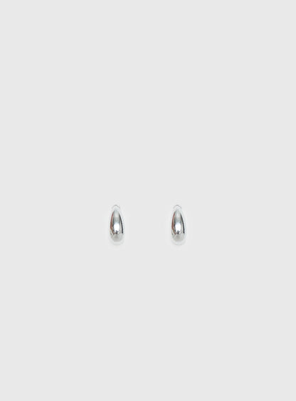Avaline Stainless Steel Stud Earrings Silver