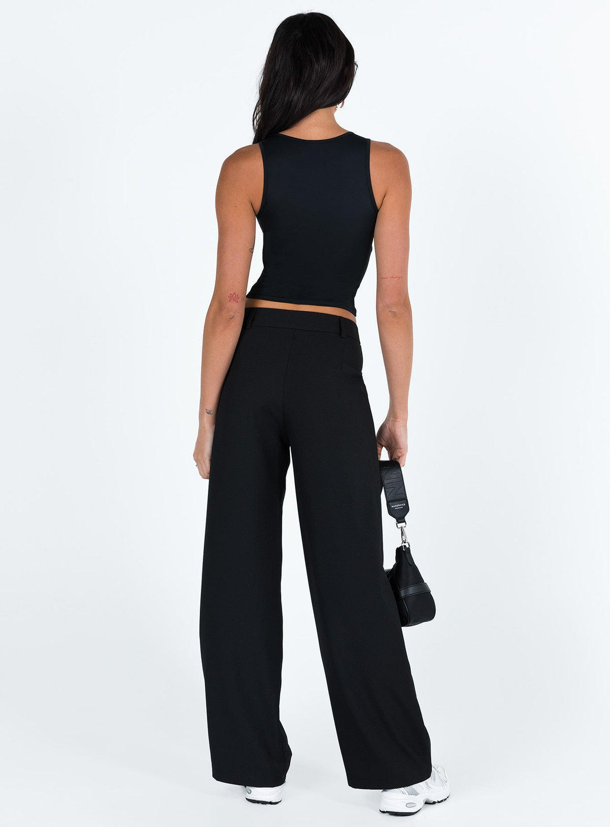 Archie Low Rise Pants Black