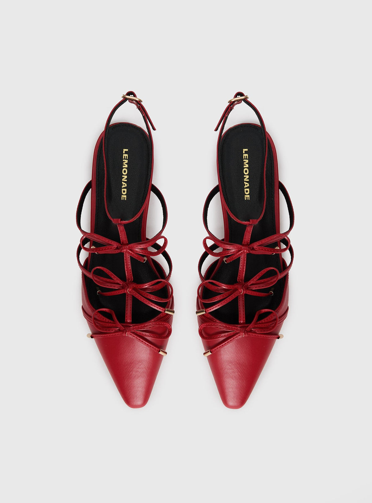 Ballet Club Flats Red