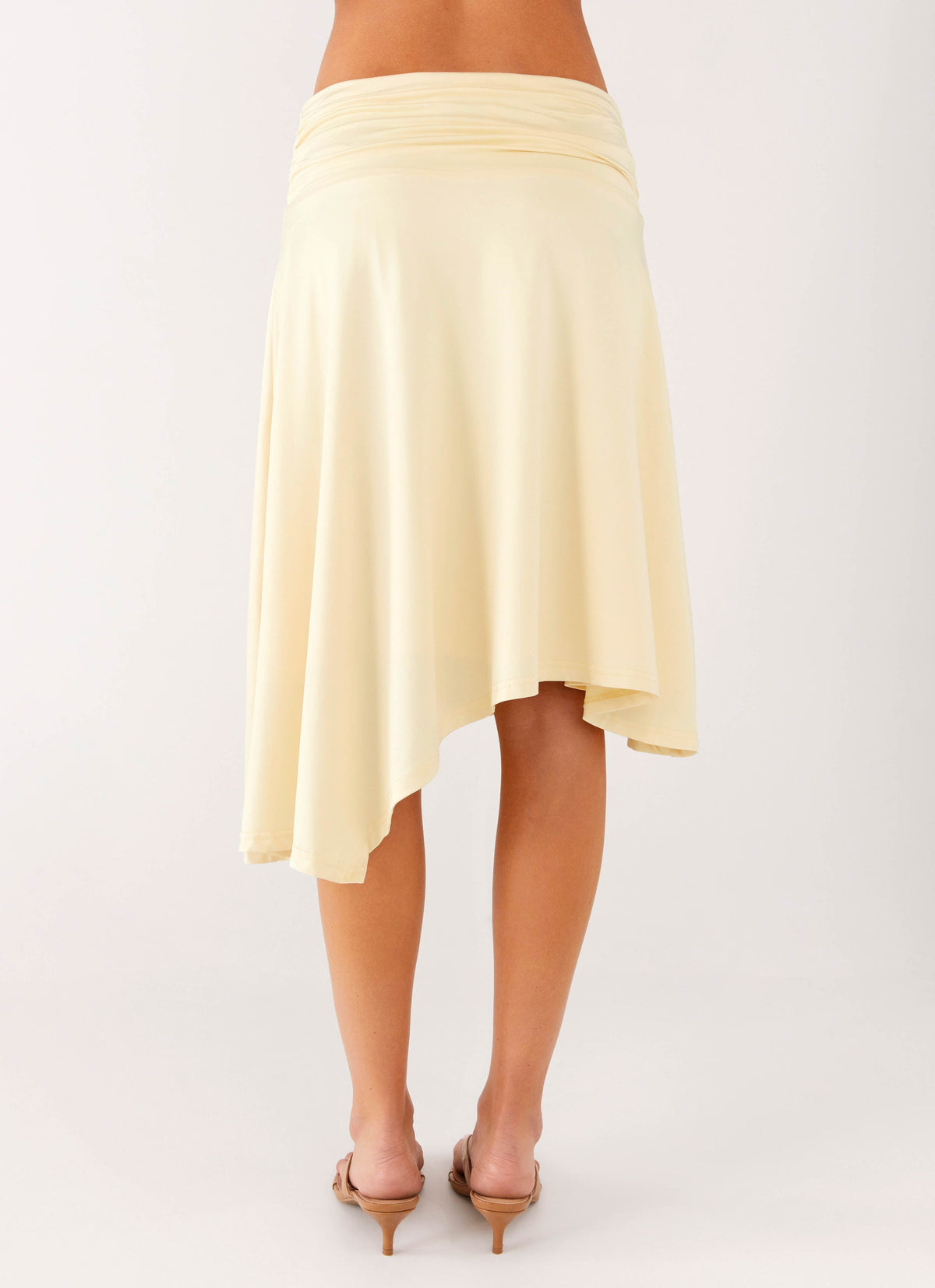 Brisa Midi Skirt - Butter