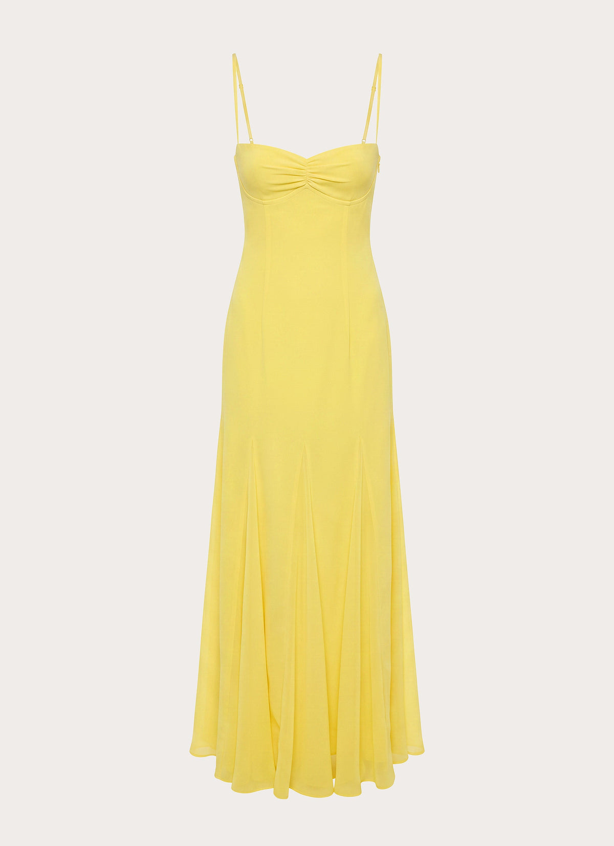 Carlin Maxi Dress - Bright Lemon