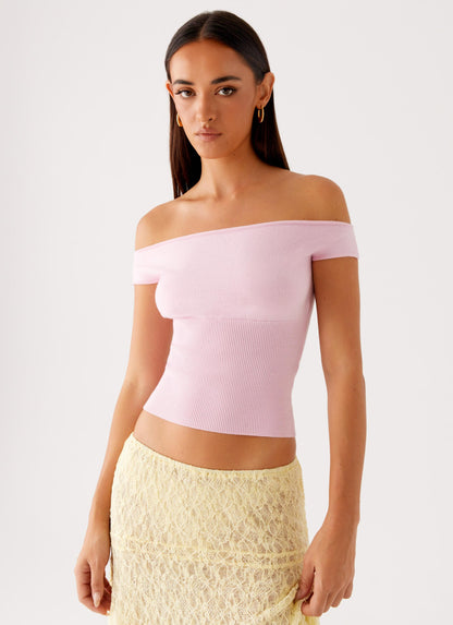 Coleman Knit Top - Pink