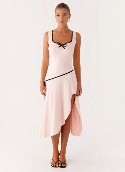 Darlene Midi Dress - Pink