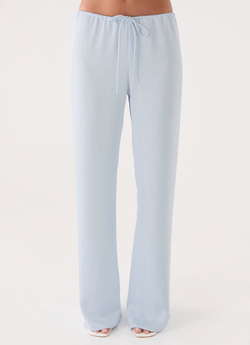 Deacon Low Rise Pants - Blue