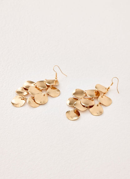 Flower Power Earrings - Gold