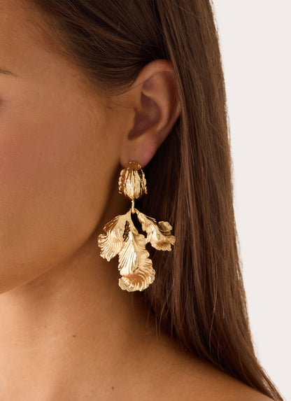 Golden Invite Earrings - Gold