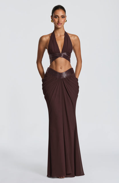 Sophie Bralette - Plum Brown