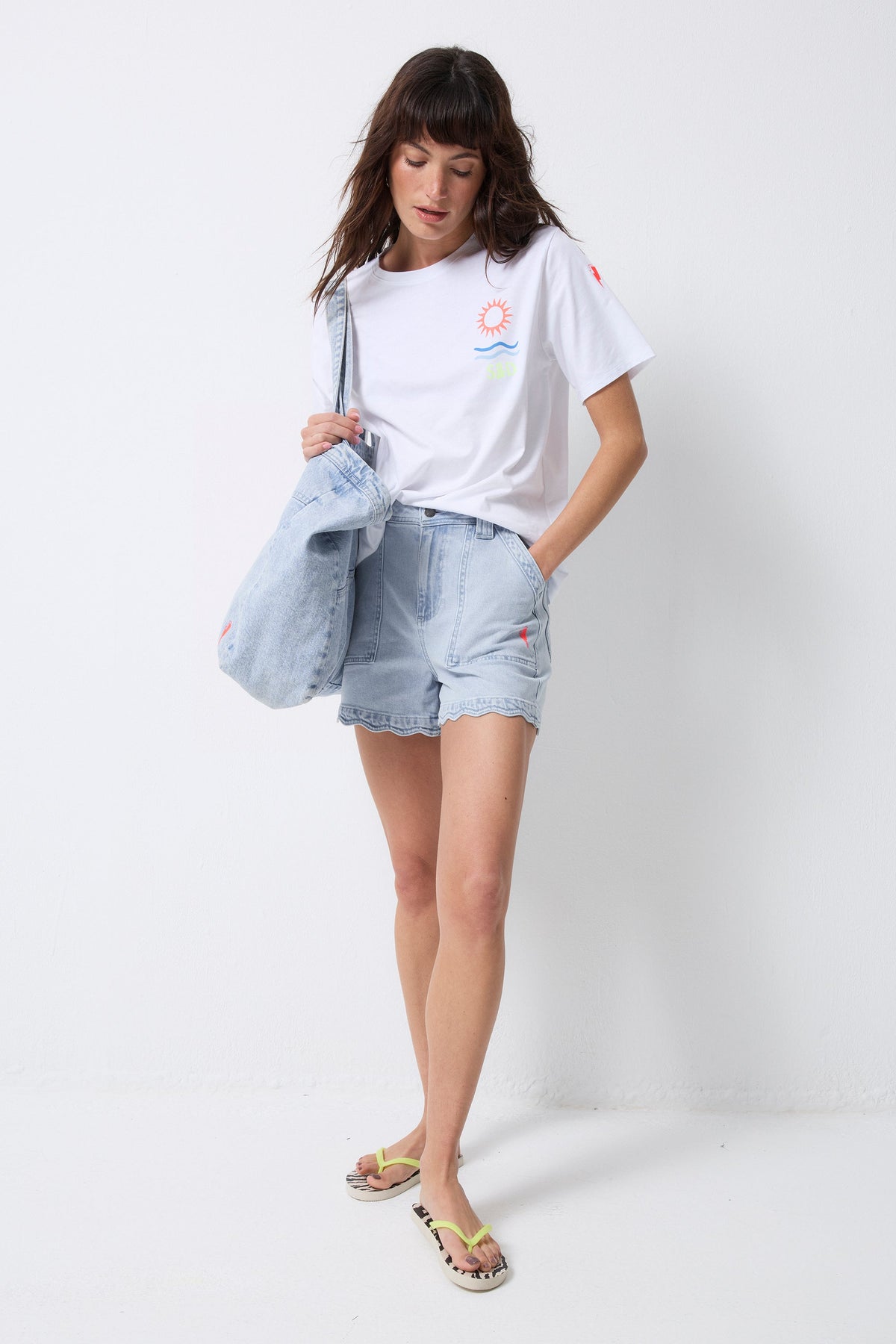 White Sun Graphic T-Shirt