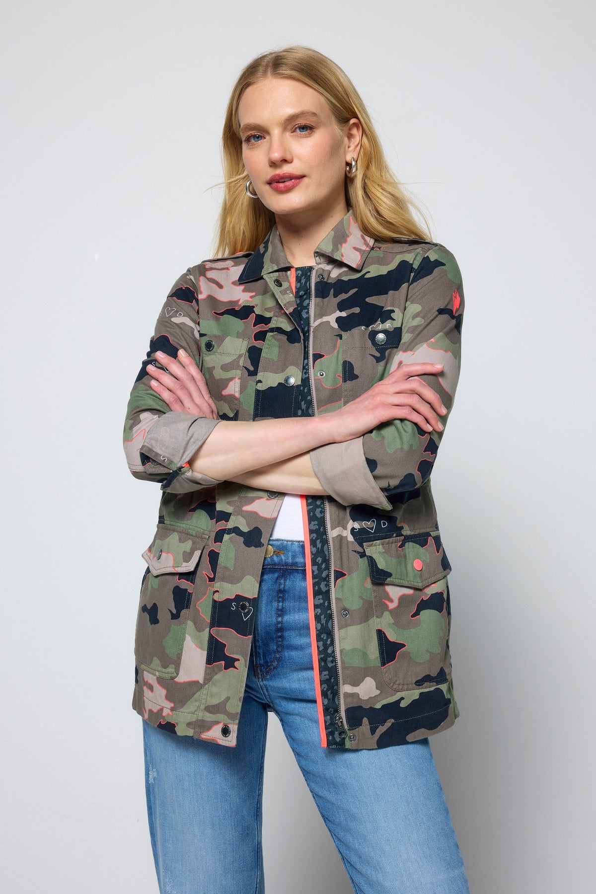 Khaki Camo Utility Jacket
