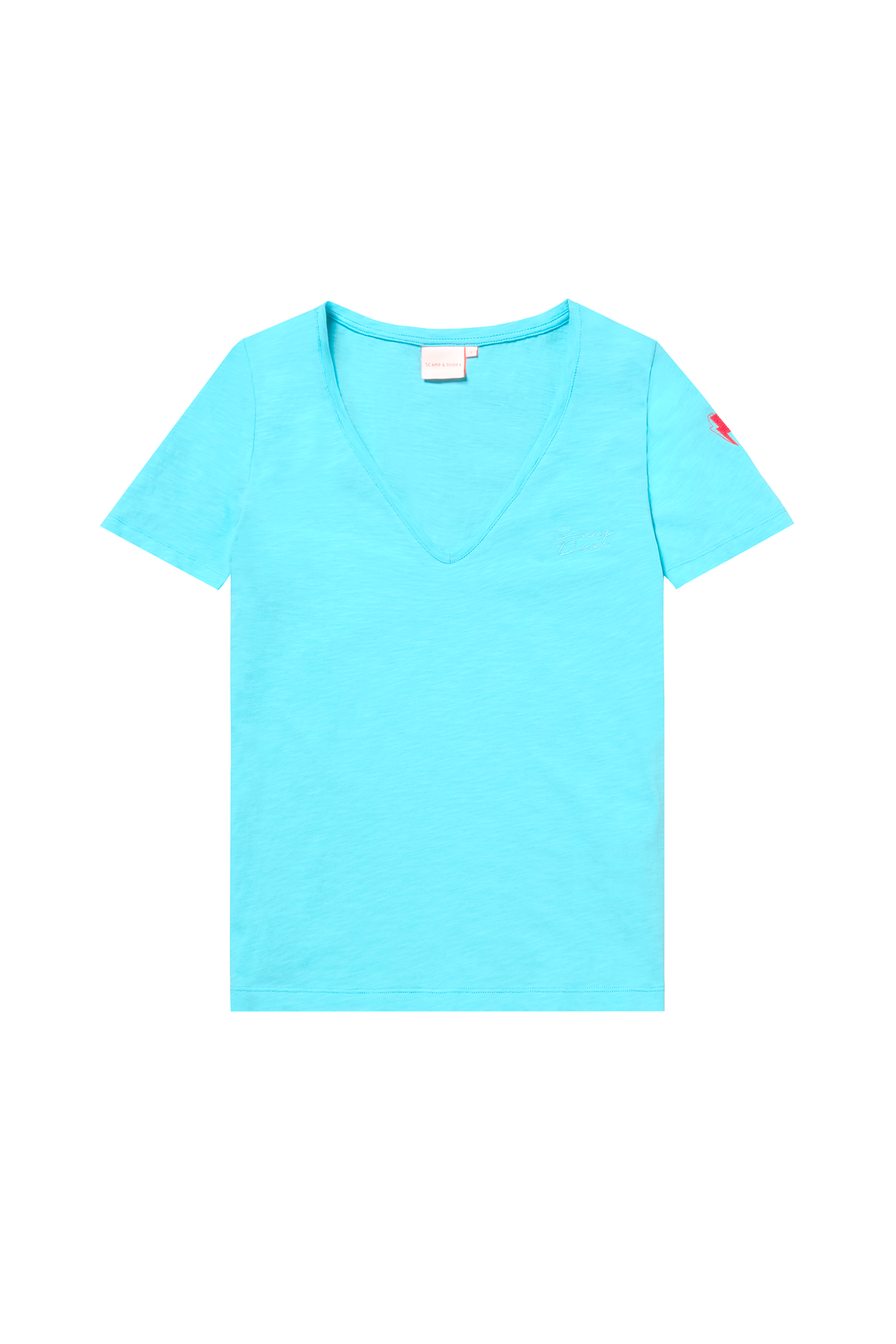 Turquoise V-Neck T-Shirt