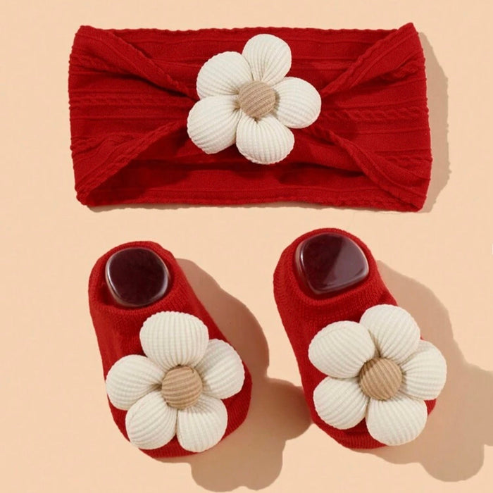 Blooming Wisdom Hazel Headband & Socks Set