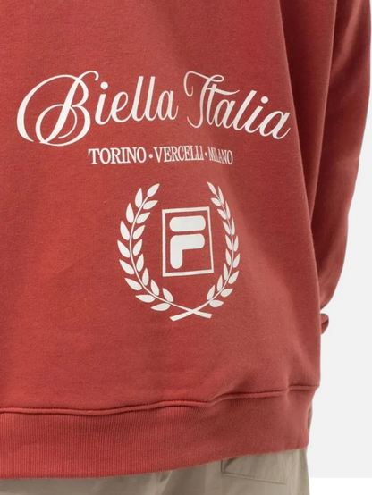 Buzo Fila Unisex Tour Oversized Ocre Rojo