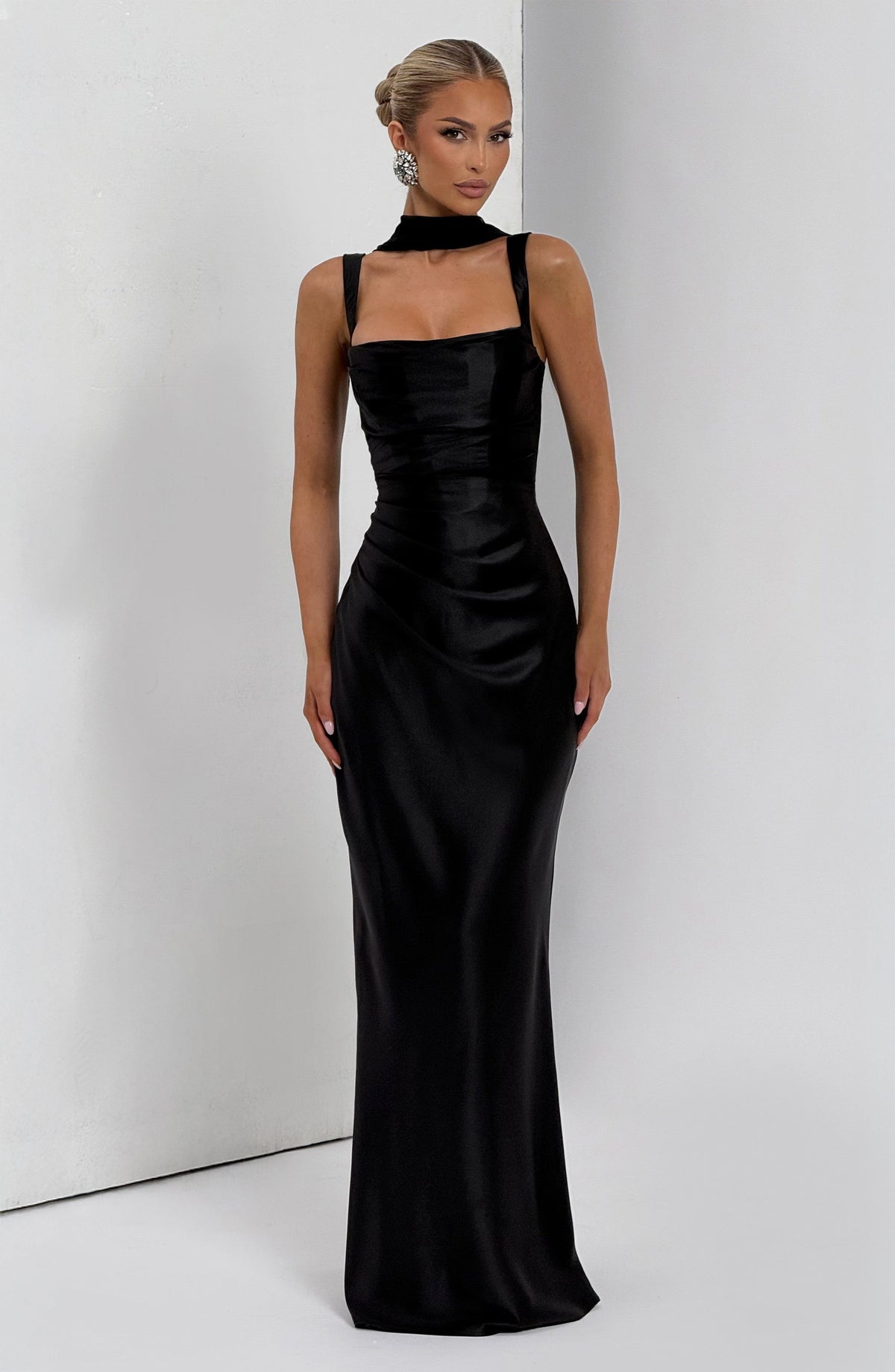 Calanthe Maxi Dress - Black