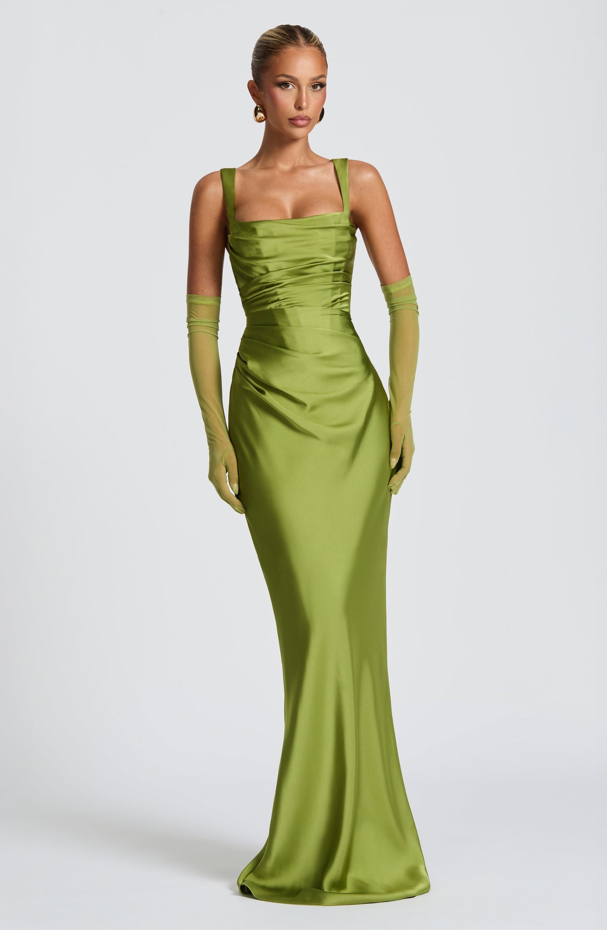 Calanthe Maxi Dress - Olive