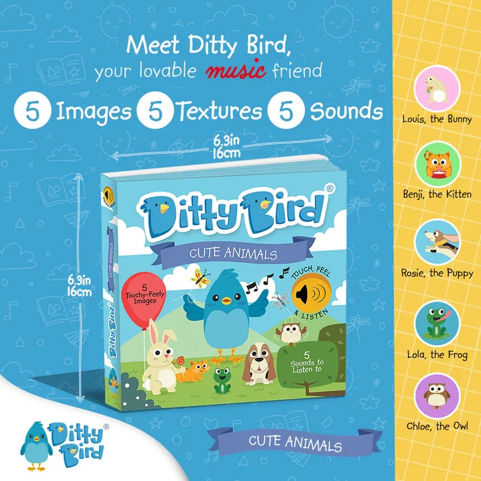 Ditty Bird: Touch the Cute Animals