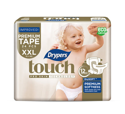 Drypers Premium Touch Tape Diapers