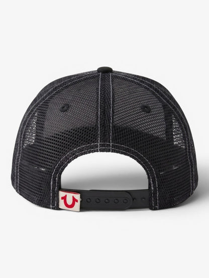 Gorra True Religion Full Buddha Negro Blanco