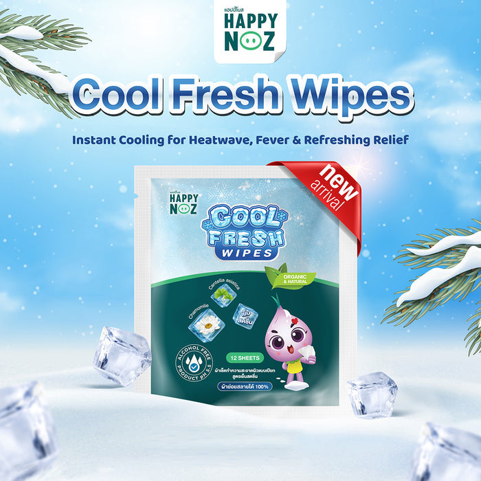 Happy Noz Cool Fresh Wipes