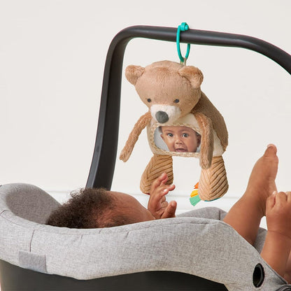 Itzy Ritzy Bitzy Mirror Sensory Tummy Time & Travel Toy
