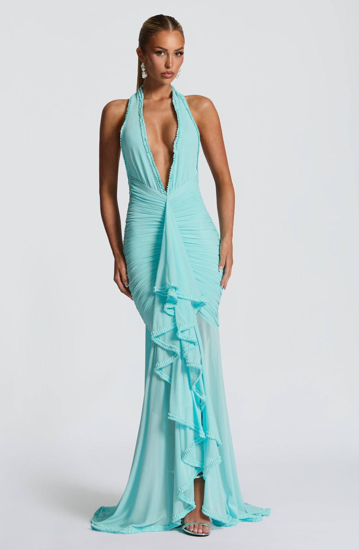 Janessa Maxi Dress - Aqua
