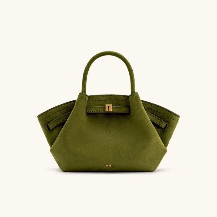 Olive Faux Suede