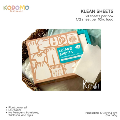 Klean Sheets Laundry Detergent