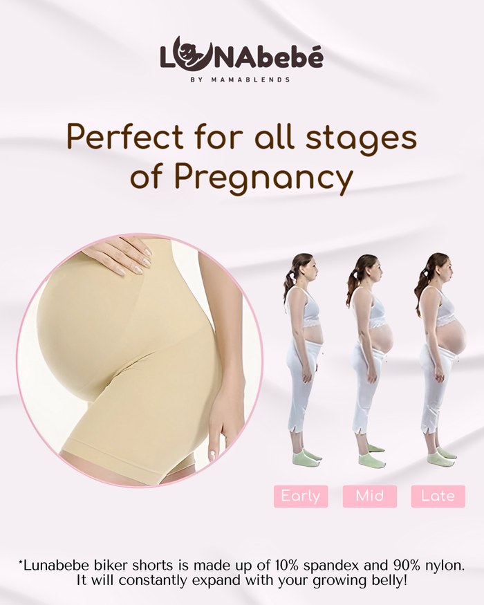 Lunabebe Pregnancy Support Biker Shorts
