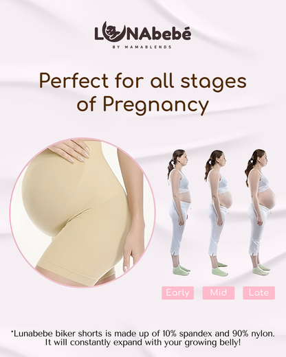 Lunabebe Pregnancy Support Biker Shorts