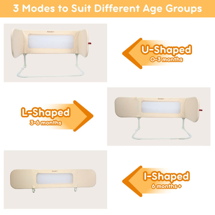 Mambo Foldable Bedrail Crib