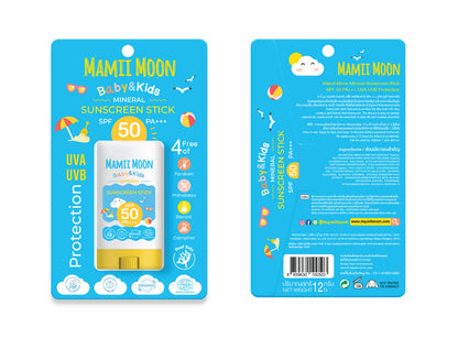 Mamii Moon Baby & Kids Mineral Sunscreen Stick SPF50 PA+++