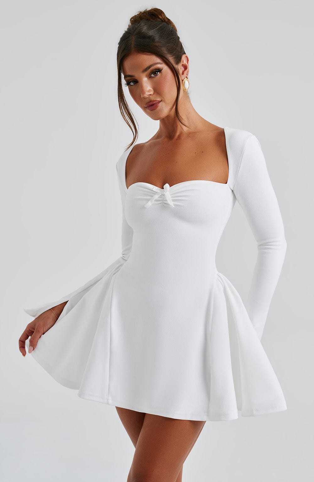Megan Mini Dress - Ivory