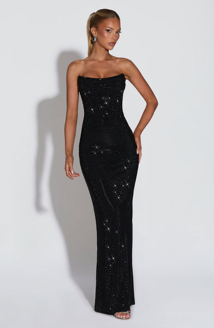 Mirabella Maxi Dress - Black