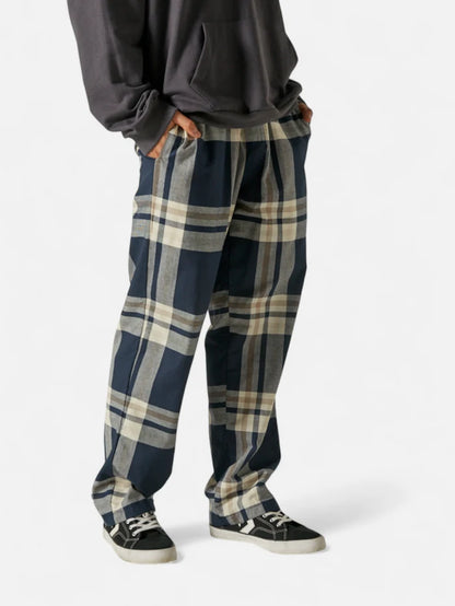 Pantalon Elepants 220 Poplin Gris Oscuro Azul