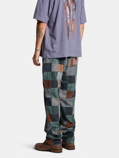 Pantalon Elepants Estampado Viyela Twist Verde