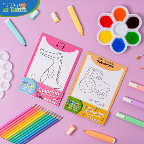 Play Plearn Kid Coloring Pad Set