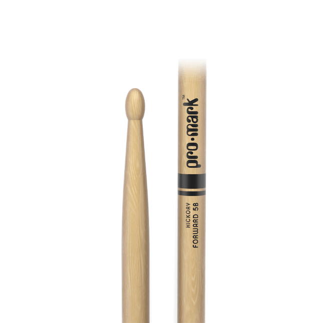 Pro-Mark TX5BW Classic Forward 5B Wood Tip (Pair) Drum Sticks