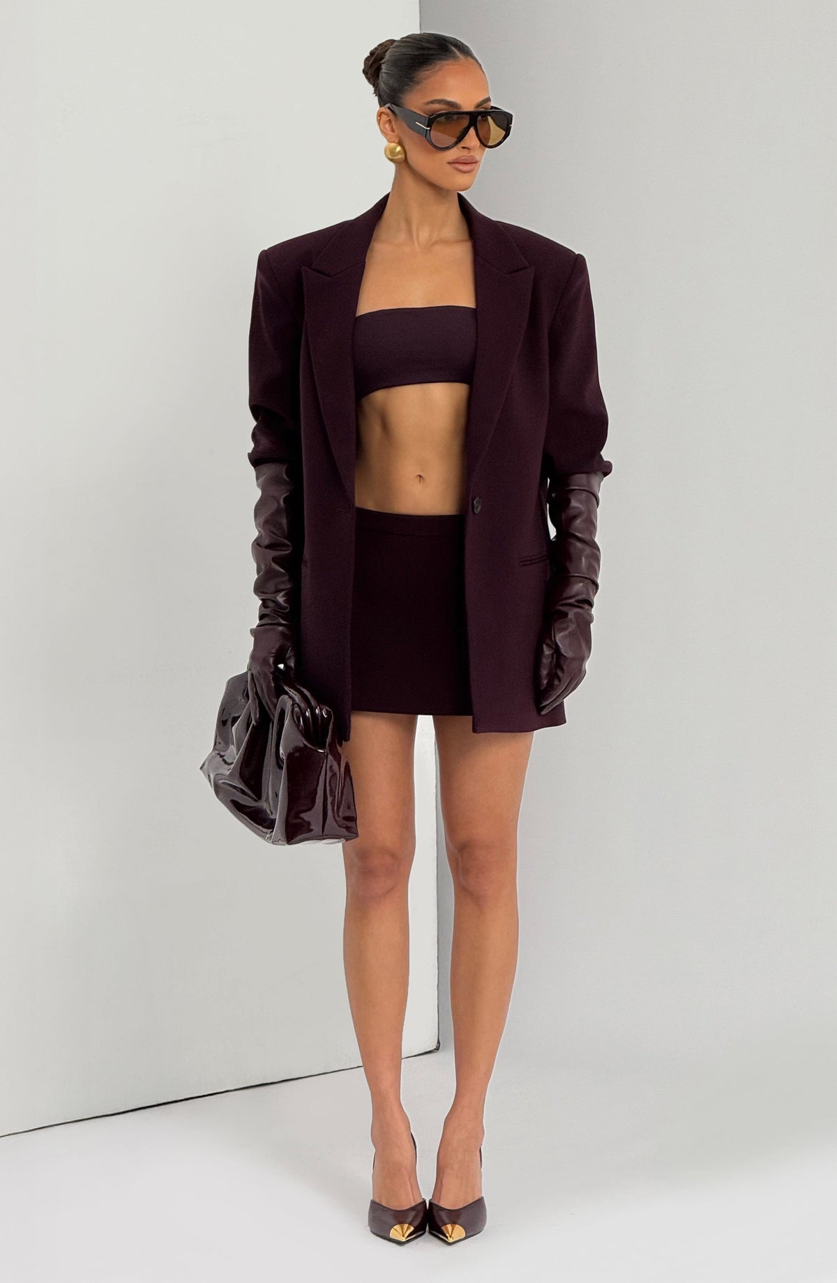 Reece Blazer - Plum