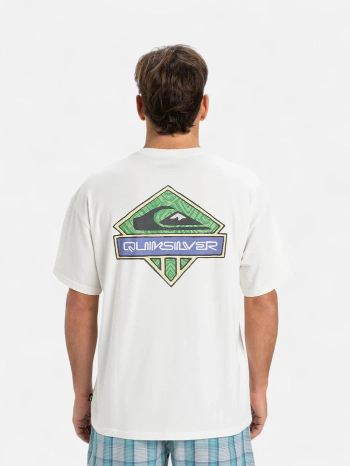 Remera Quiksilver GH QS Crystal Jet Blanco