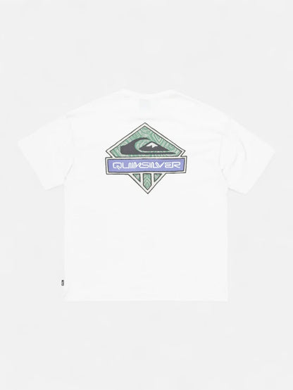 Remera Quiksilver GH QS Crystal Jet Blanco