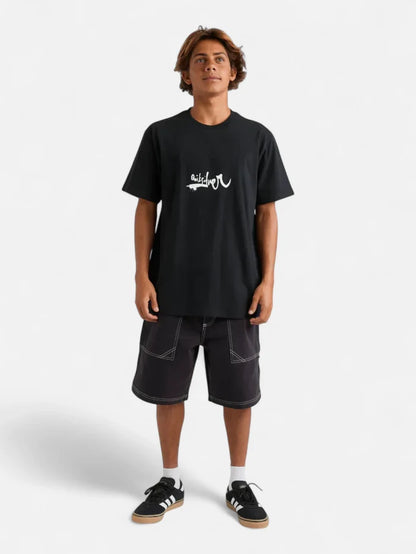 Remera Quiksilver Impaired Moe Negro