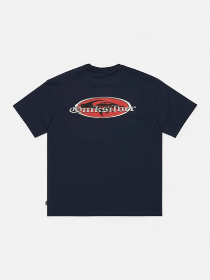 Remera Quiksilver Mercury Chrome Oldenglish Azul Marino