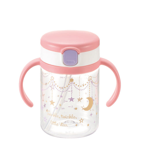 Richell Clear Aqulea Straw Bottle Mug