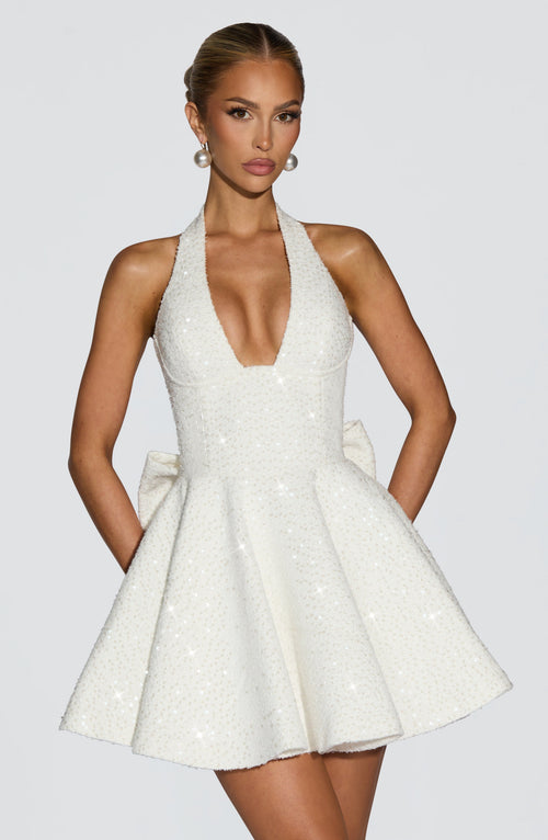 Talara Mini Dress - Ivory