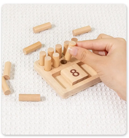 The Kiddie Concept Counting Pegs Math Toy Set