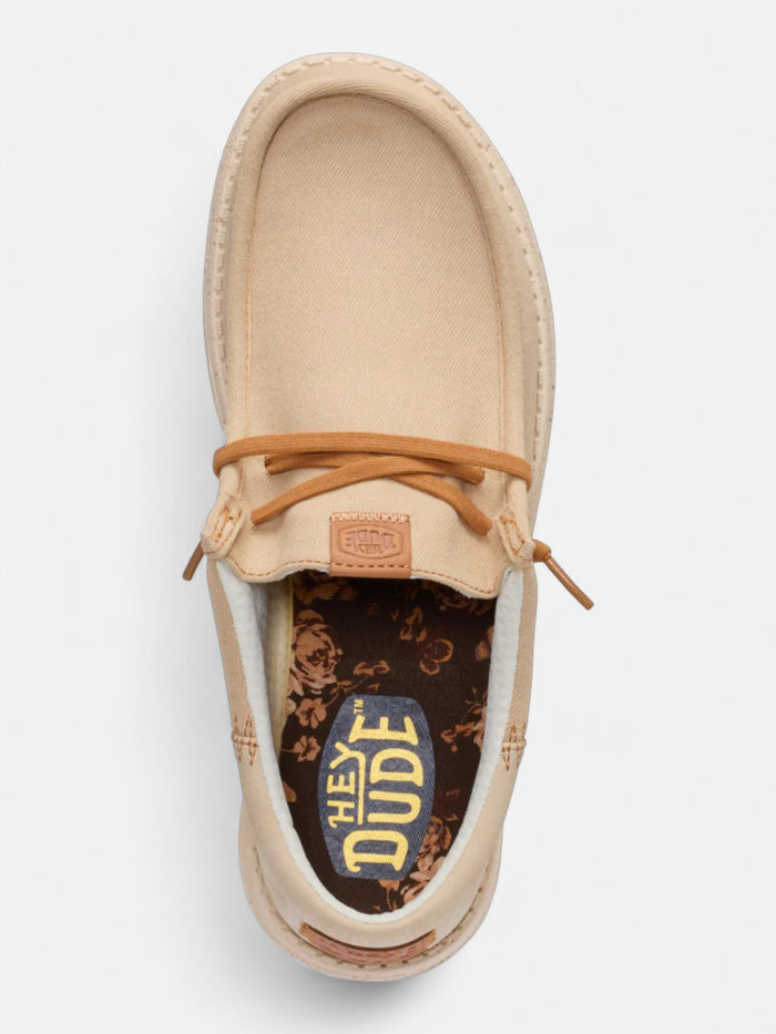 Zapatos Hey Dude Wally Funk Denim Beige
