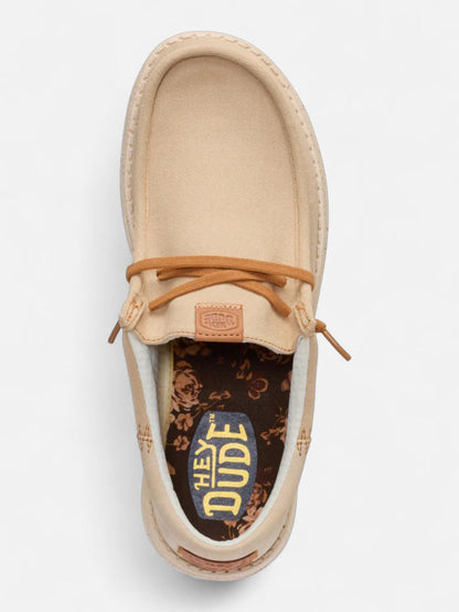 Zapatos Hey Dude Wally Funk Denim Beige